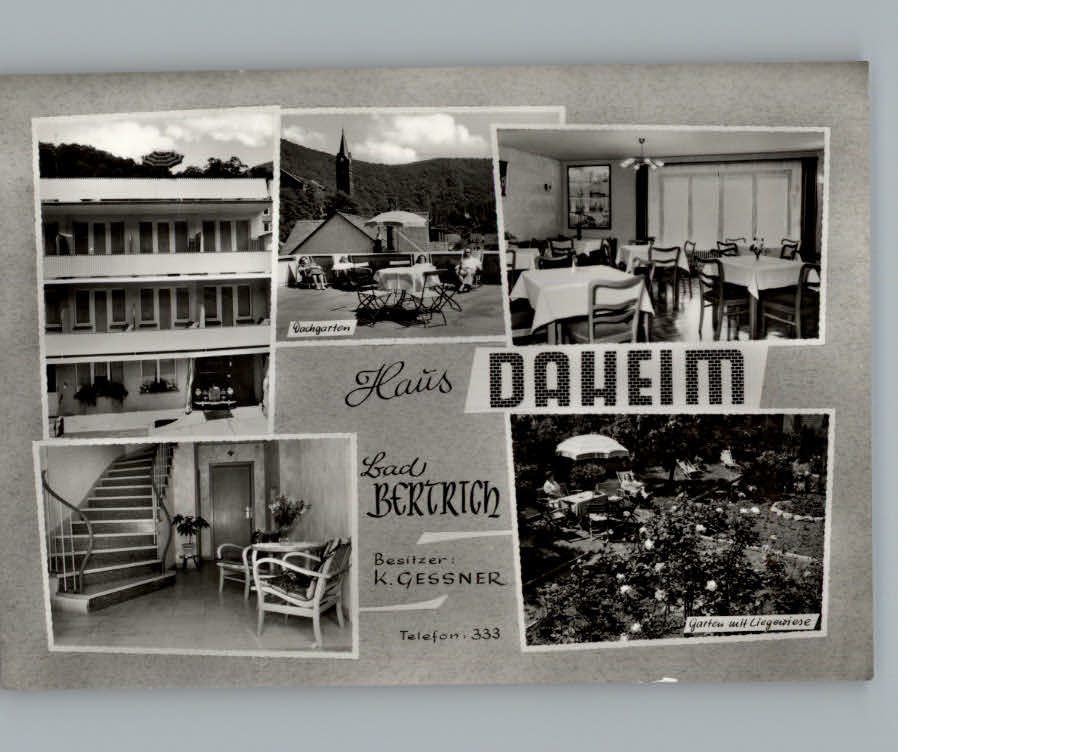 Bad  Bertrich Haus Daheim