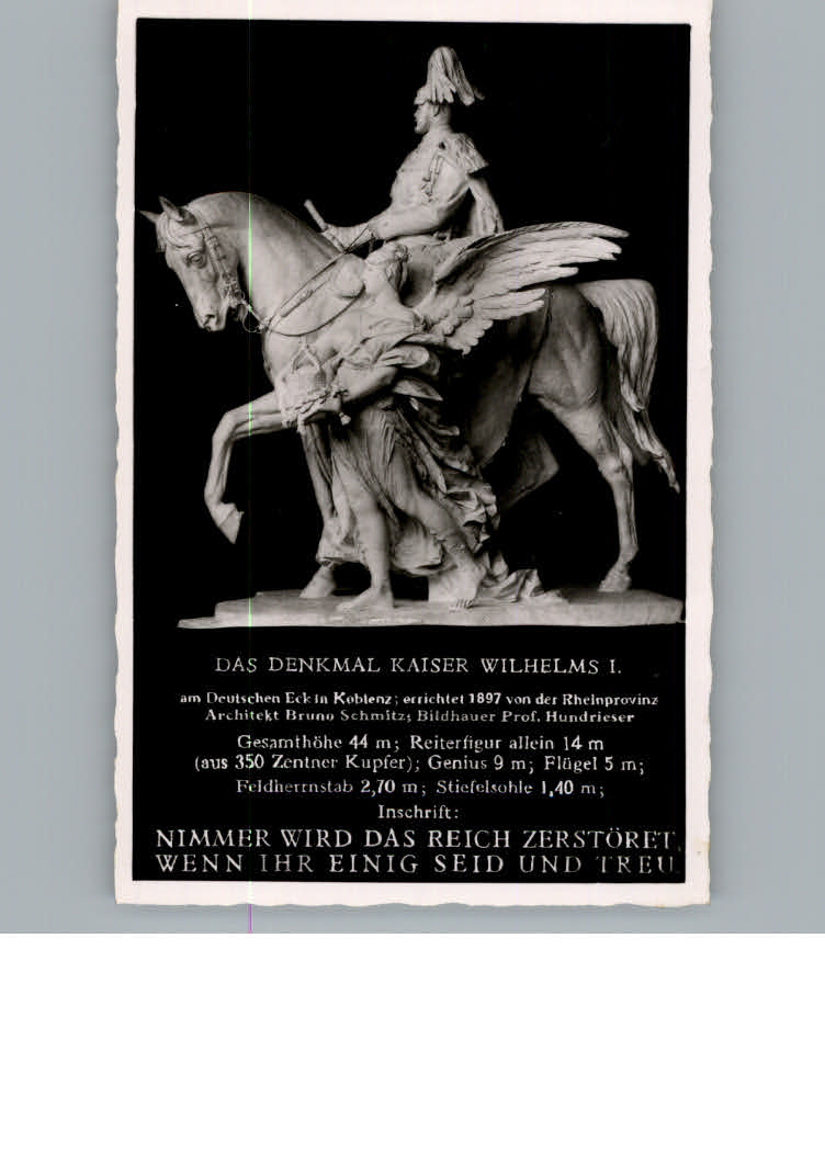 Koblenz Rhein Denkmal Kaiser Wilhelm I.