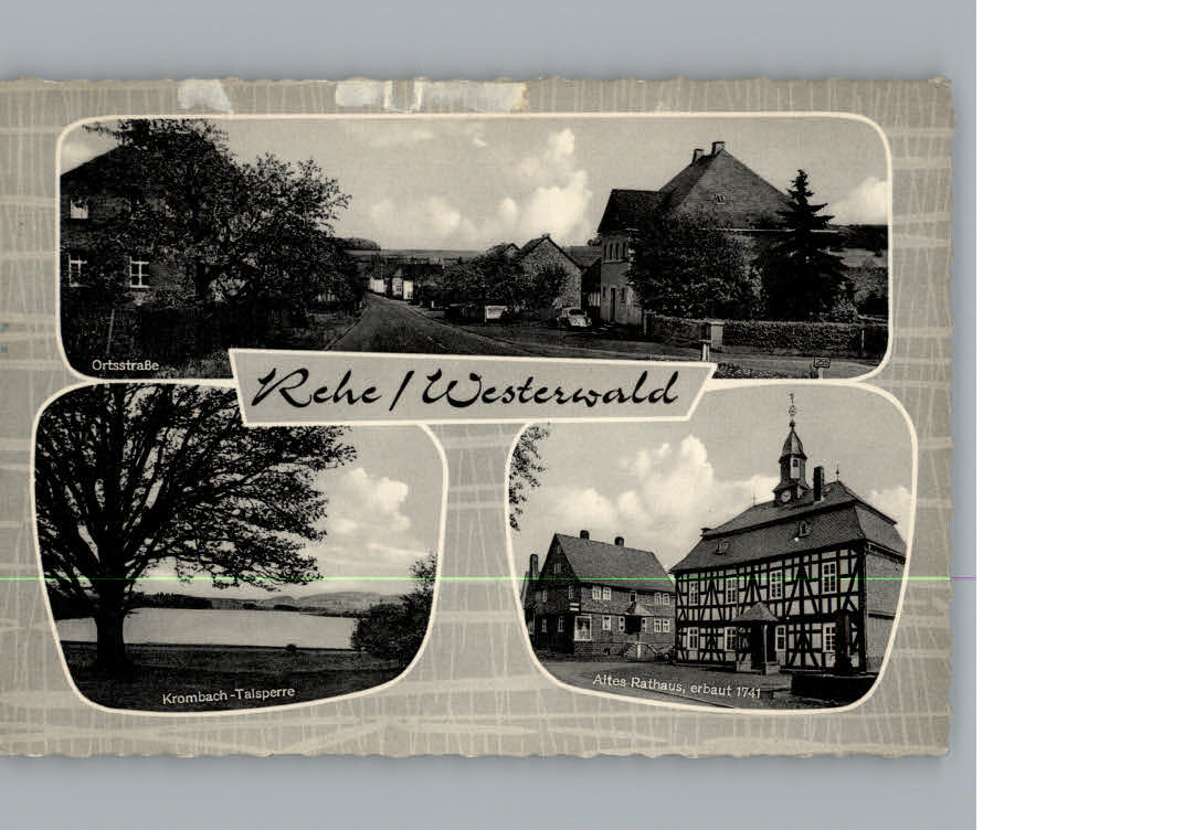 Rehe Ortststrasse Altes Rathaus, Krombach-Talsperre