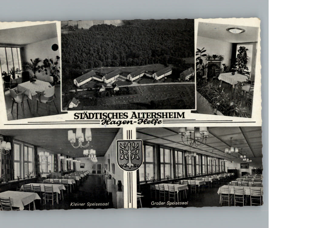 Helfe Hagen Westfalen Staedtisches Altersheim Speisesaal