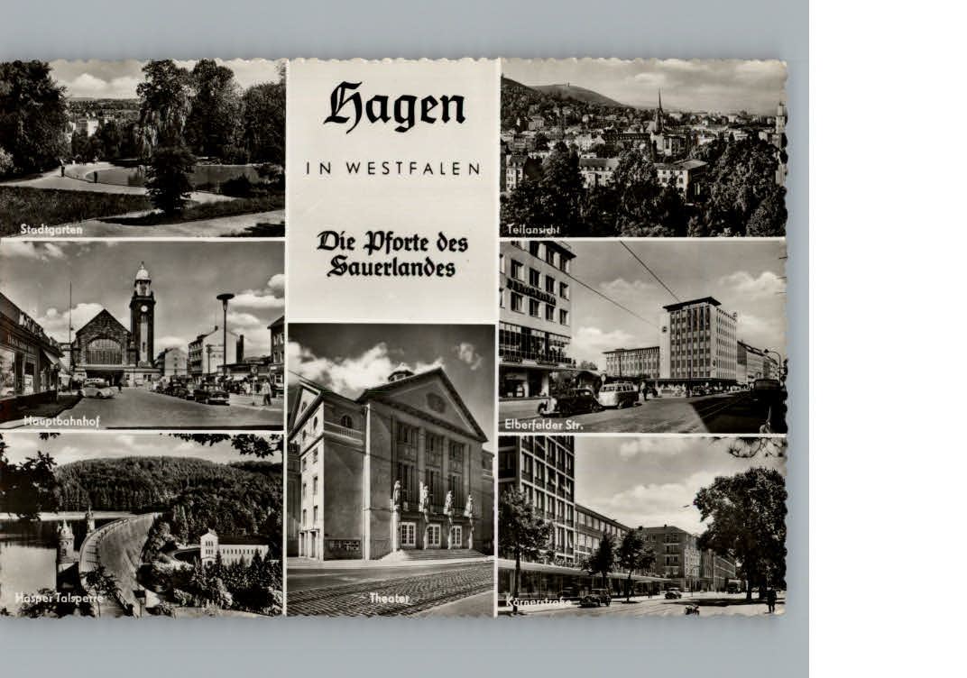 Hagen Westfalen Hauptbahnhof Elberfelder Str., Koernerstr. ...