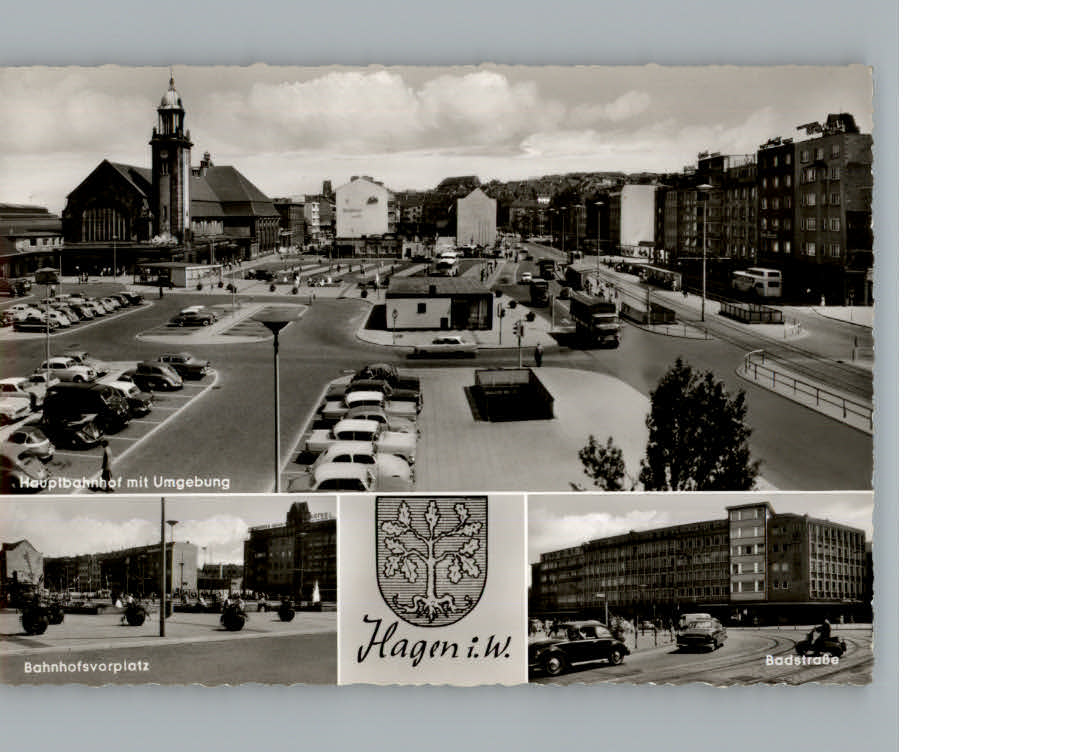 Hagen Westfalen Hauptbahnhof Bahnhofsvorplatz, Badstrasse