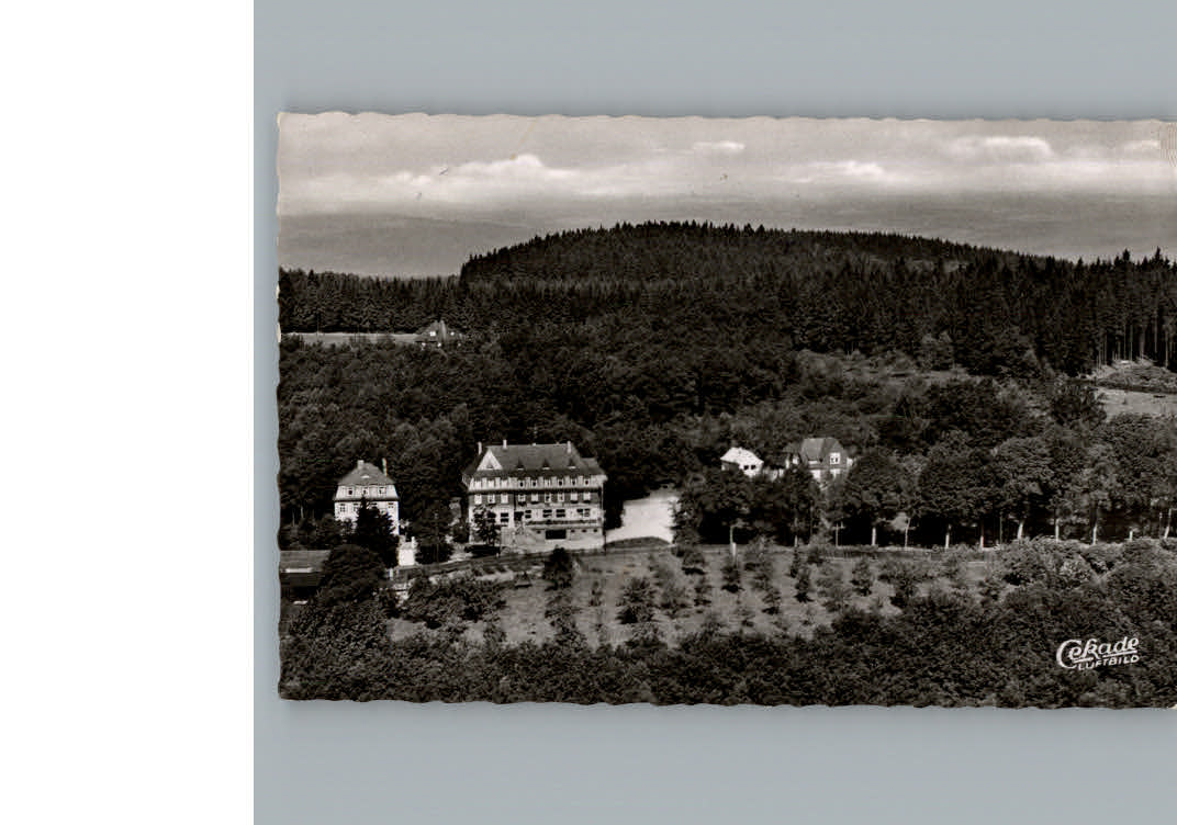 Siegen Westfalen Fliegeraufnahme Berghotel Roedgen