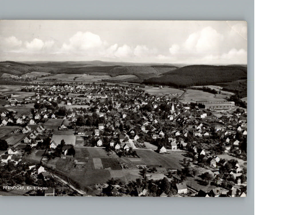 Ferndorf Kreuztal Fliegeraufnahme