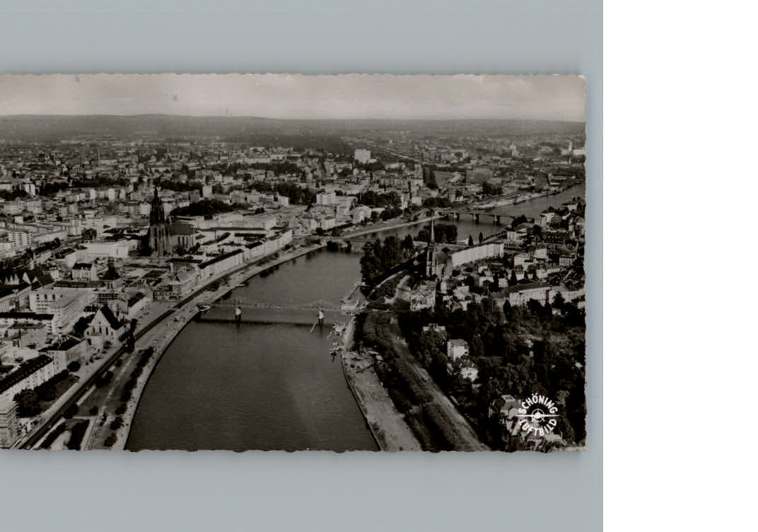 Frankfurt Main Fliegeraufnahme