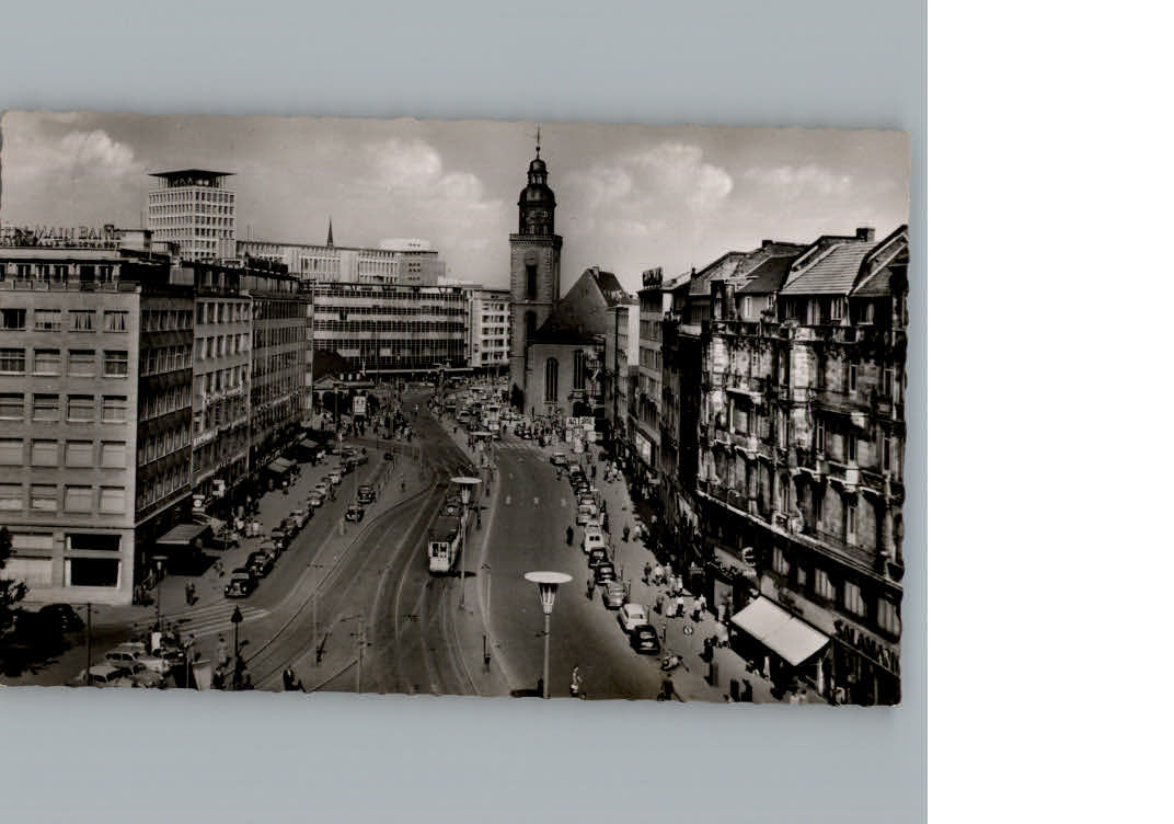 Frankfurt Main Hauptwache Strassenbahn