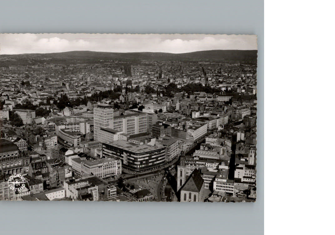 Frankfurt Main Fliegeraufnahme