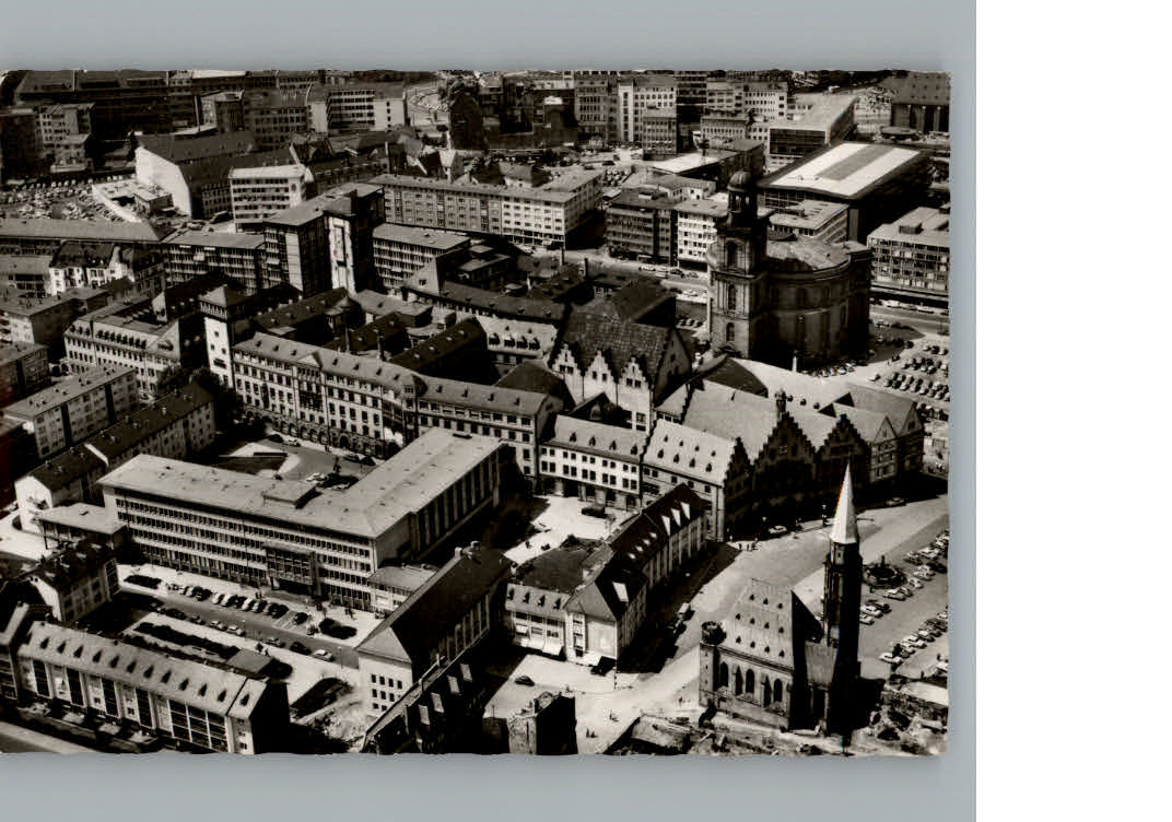 Frankfurt Main Fliegeraufnahme Roemerberg