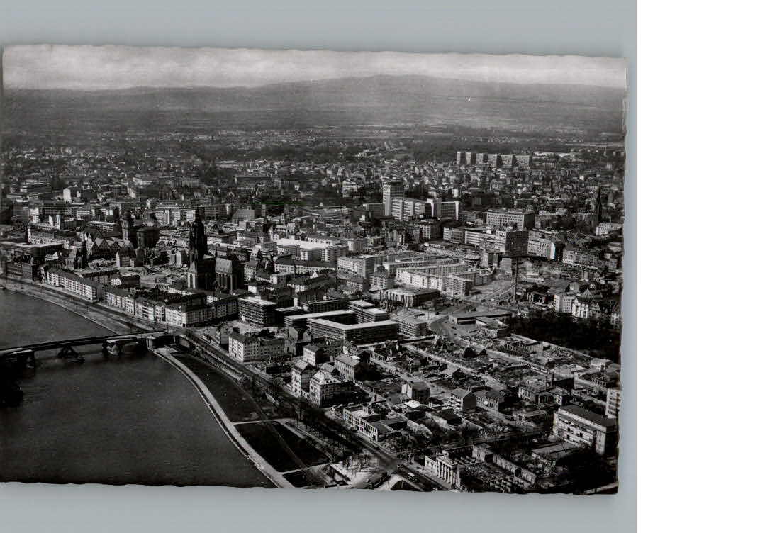 Frankfurt Main Fliegeraufnahme