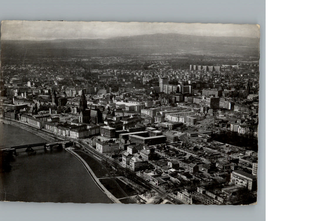 Frankfurt Main Fliegeraufnahme