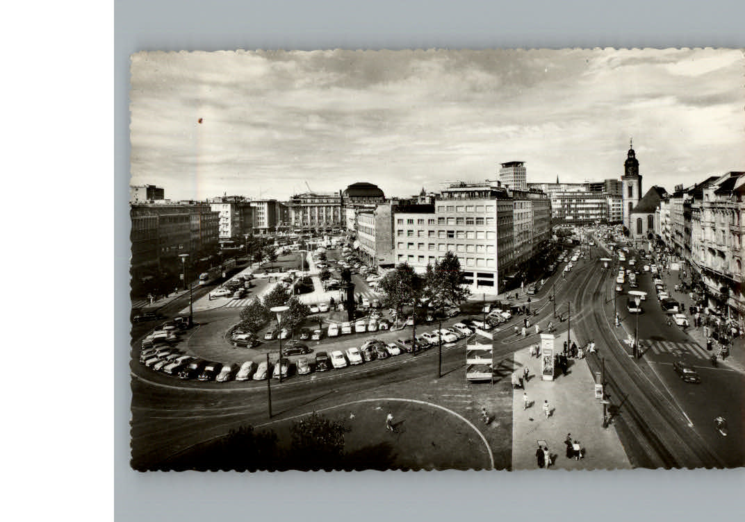 Frankfurt Main Rossmarkt Goethe-Platz