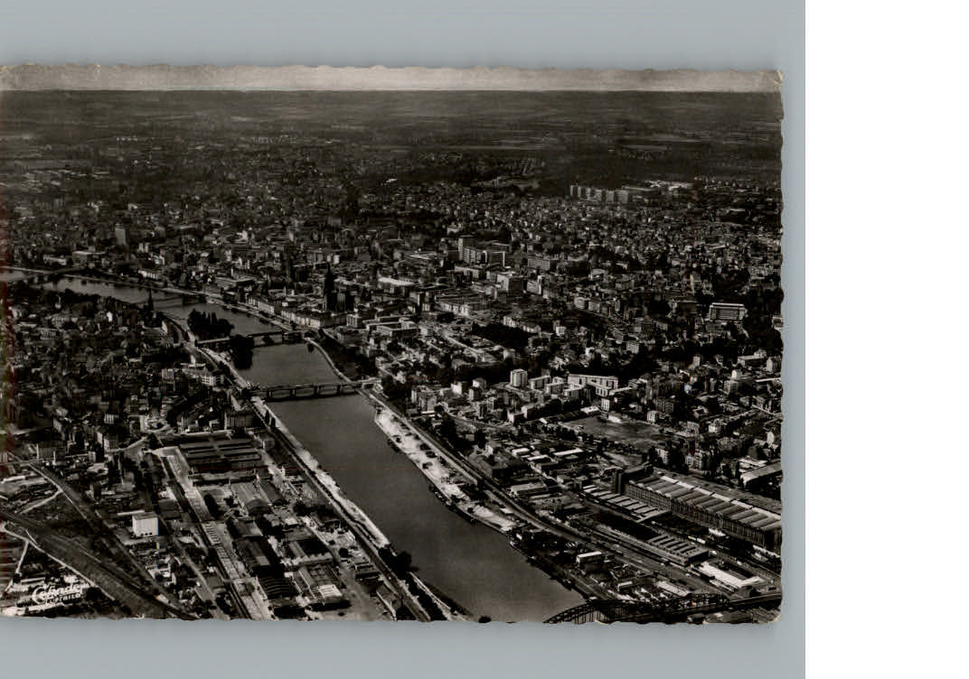 Frankfurt Main Fliegeraufnahme