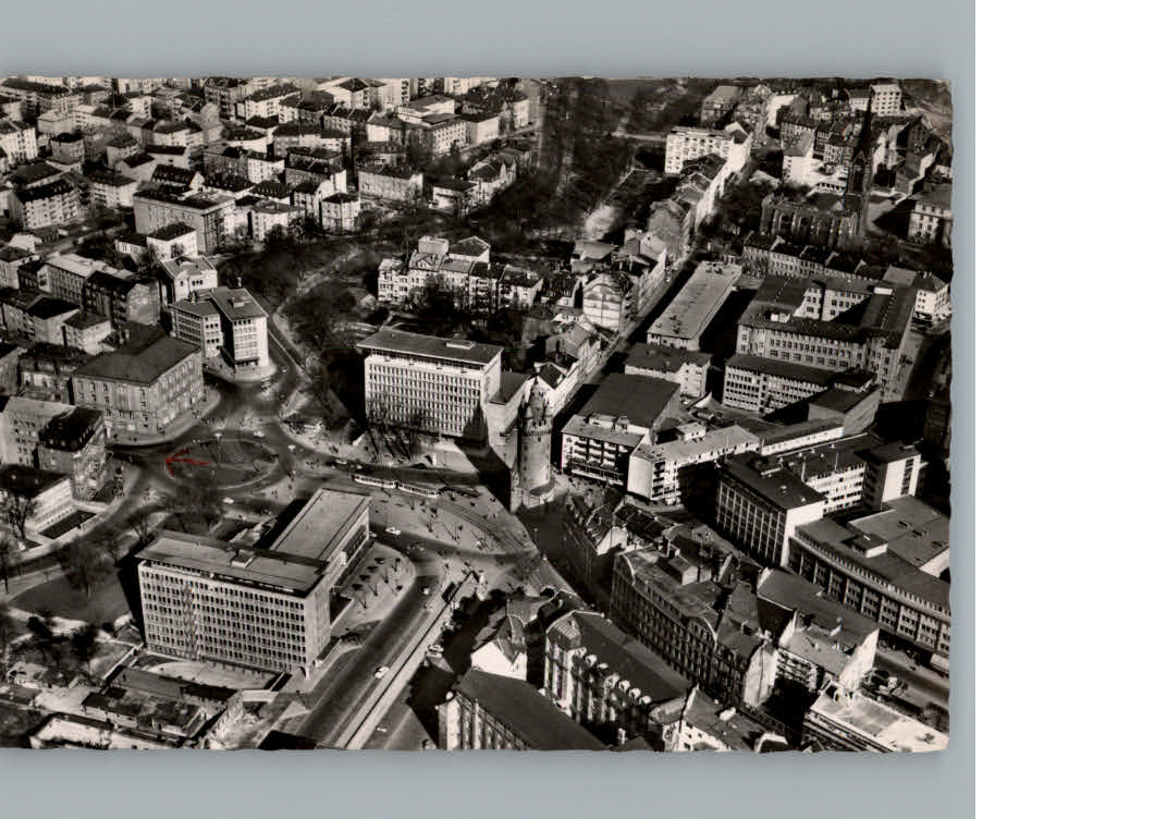 Frankfurt Main Fliegeraufnahme Am Eschenheimer Tor