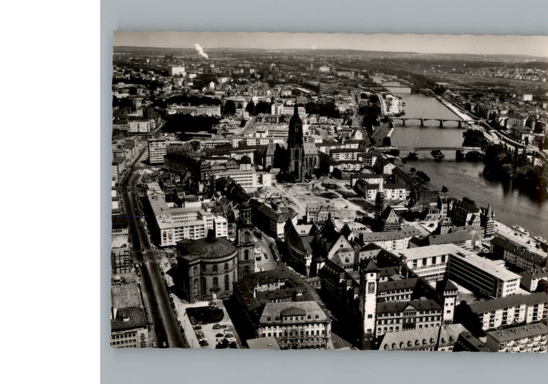 Frankfurt Main Fliegeraufnahme