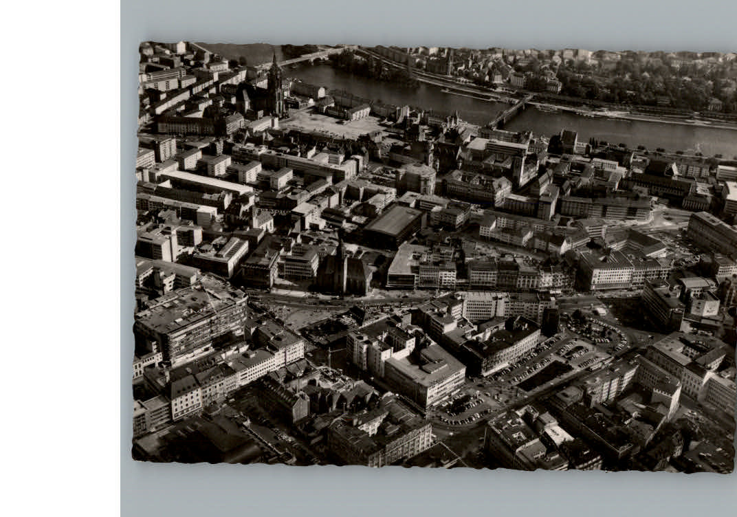 Frankfurt Main Fliegeraufnahme