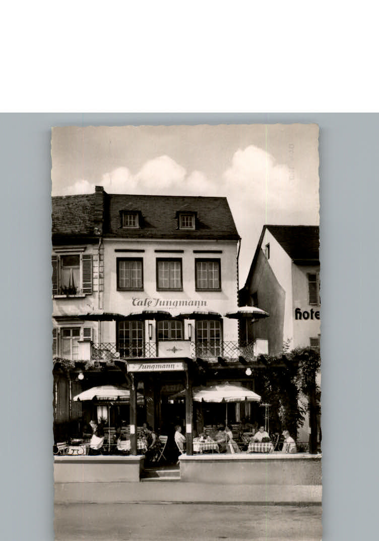 Ruedesheim Rhein Konditorei Cafe Jungmann
