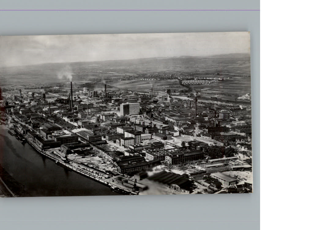 Hoechst Fliegeraufnahme Farbwerke AG