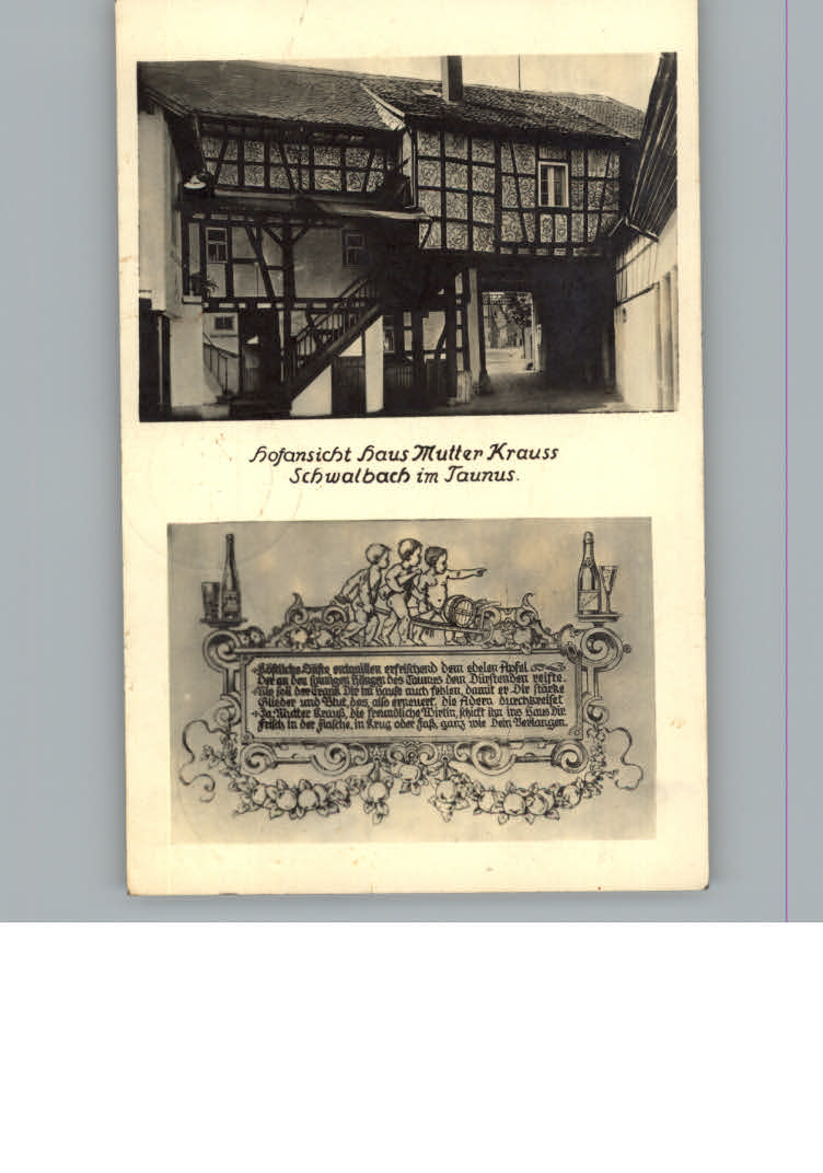 Schwalbach Taunus Haus Mutter Krauss