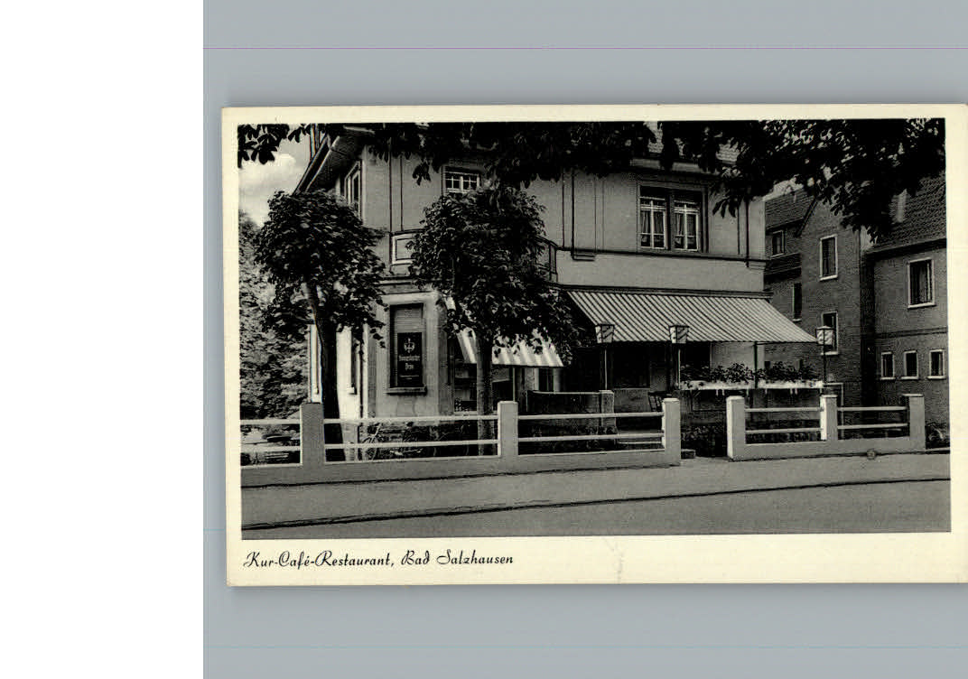 Bad Salzhausen Cafe restaurant