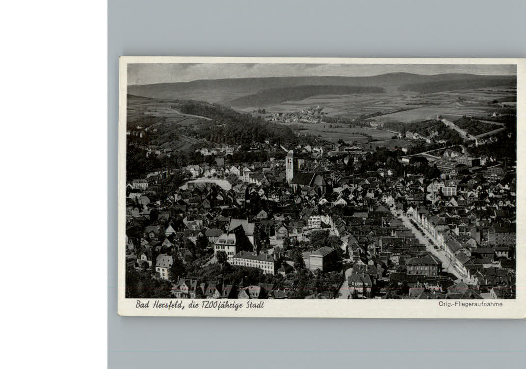Bad  Hersfeld Fliegeraufnahme