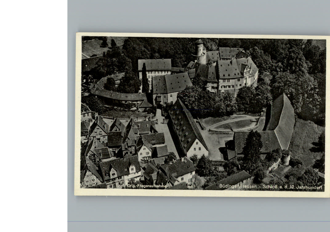 Buedingen Hessen Fliegeraufnahme