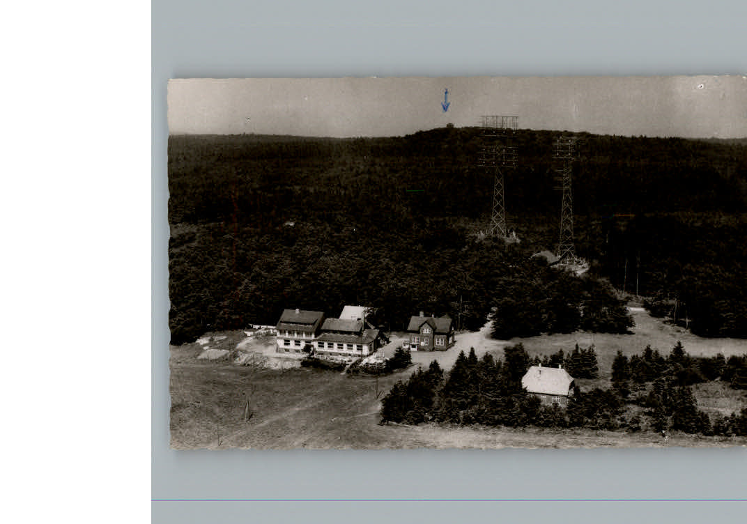 Hoherodskopf Fliegeraufnahme Berggasthof