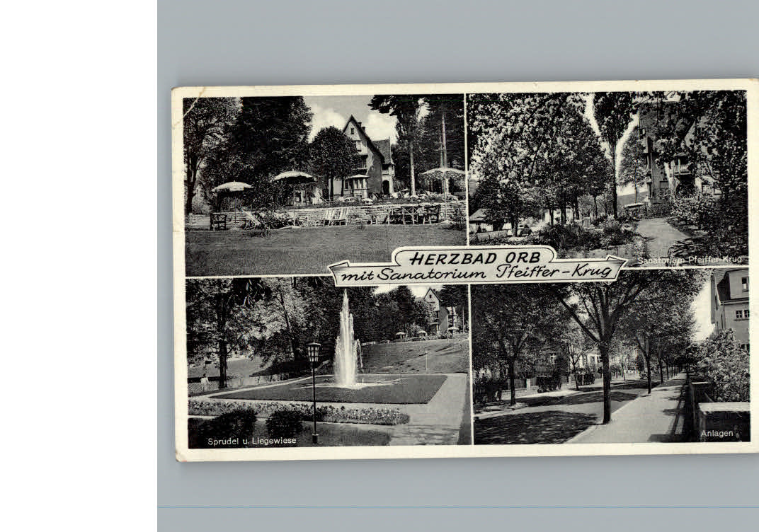 Bad  Orb Sanatorium Pfeiffer-Krug