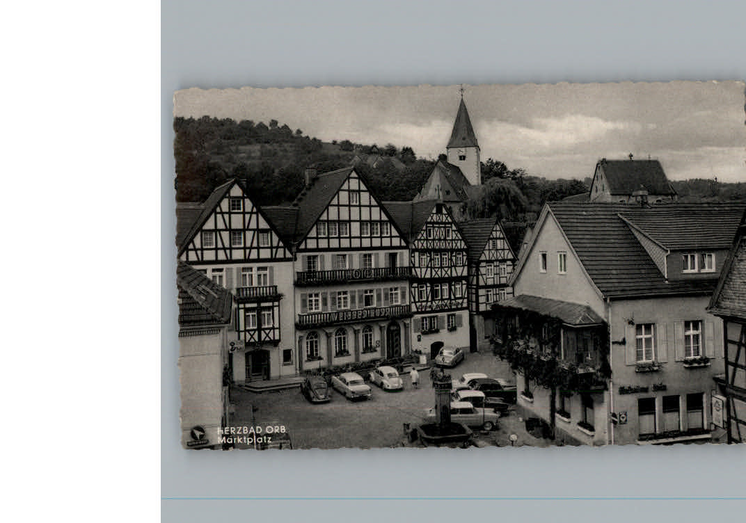 Bad  Orb Marktplatz Hotel weisses Ross