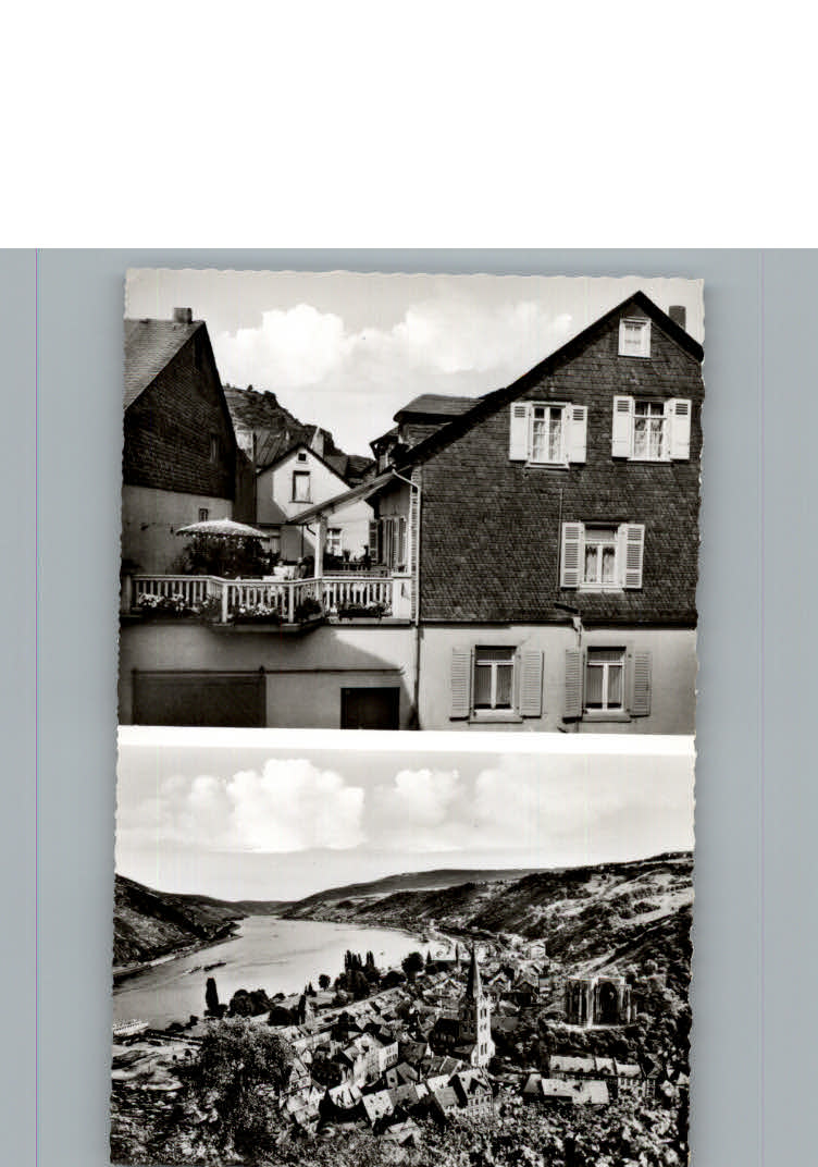 Bacharach Rhein Haus Reiter
