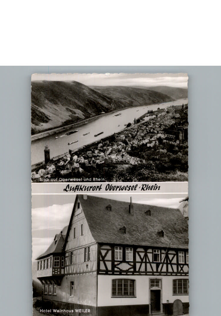 Oberwesel Rhein Hotel Weinhaus Weiler