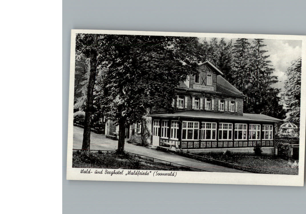 Eckweiler Bad Sobernheim Berghotel Waldfriede