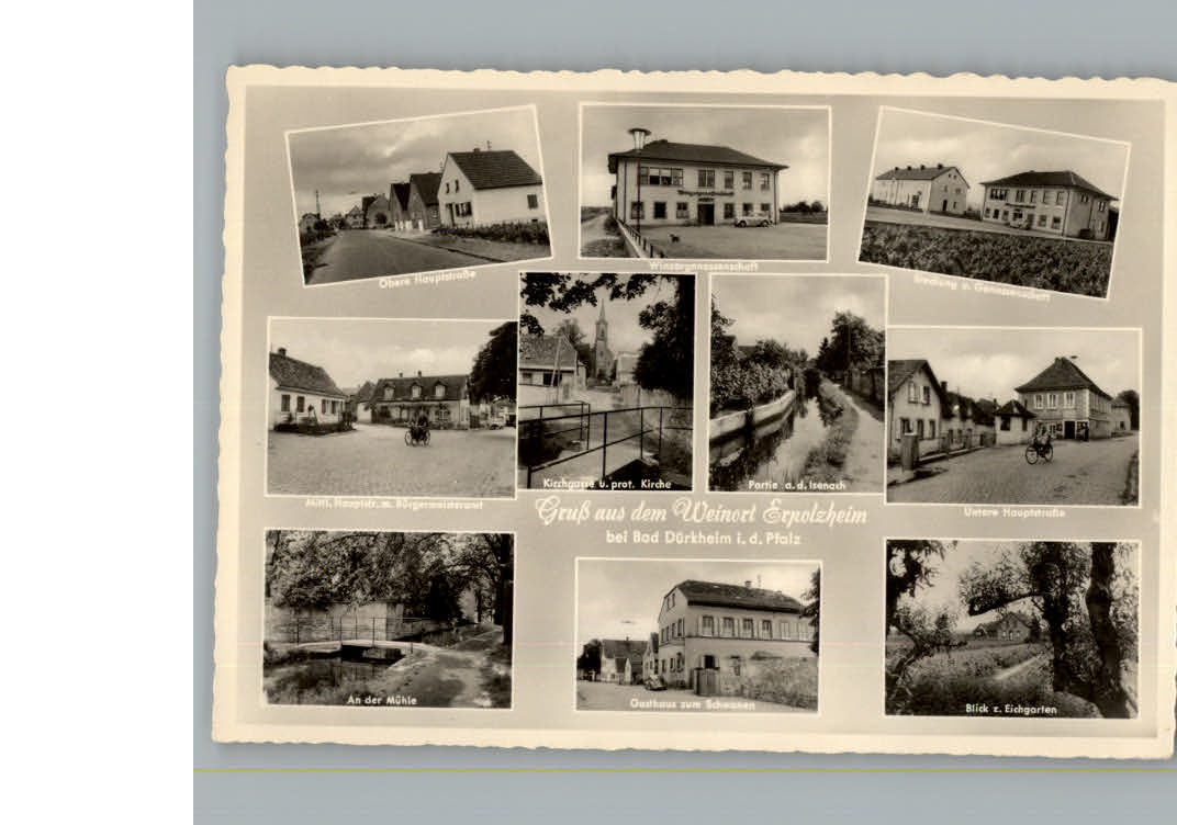 Erpolzheim Ludwigshafen Obere Hauptstrasse Winzergenossenschaft Gasthaus