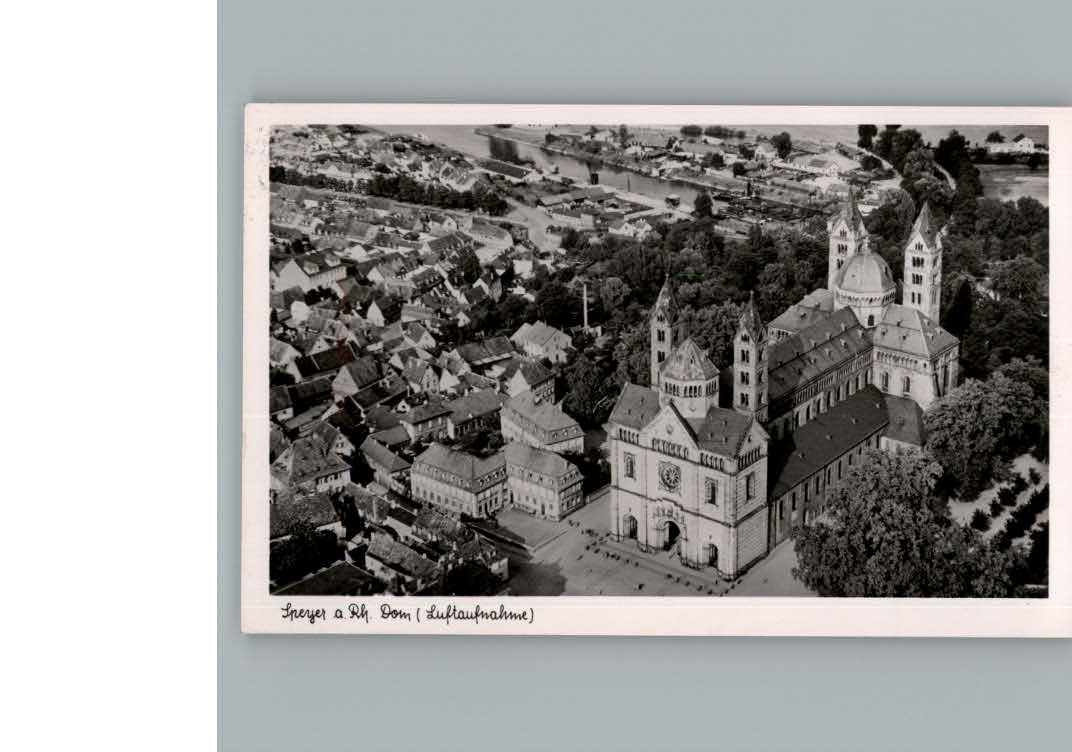 Speyer Rhein Fliegeraufnahme