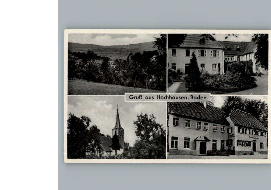 Hochhausen Neckar Gasthaus Zur Krone