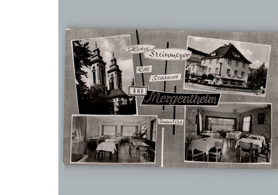 Bad Mergentheim Hotel - Cafe - Restaurant Steinmeyer