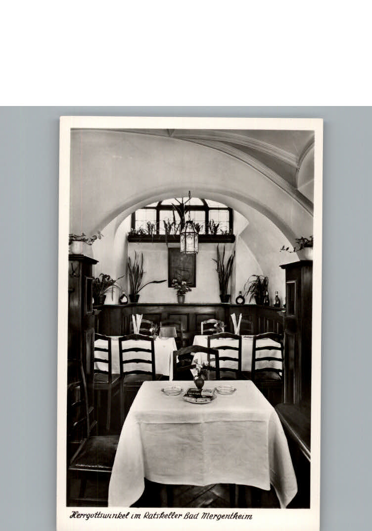 Bad Mergentheim Gaststaette Ratskeller