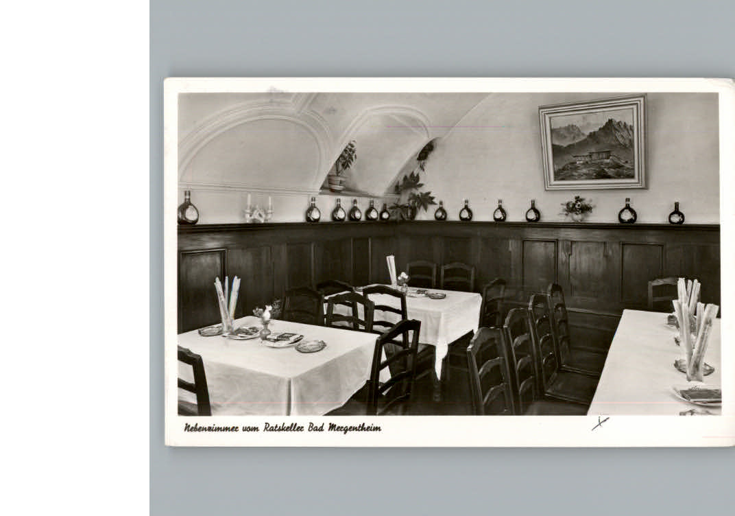 Bad Mergentheim Gaststaette Ratskeller