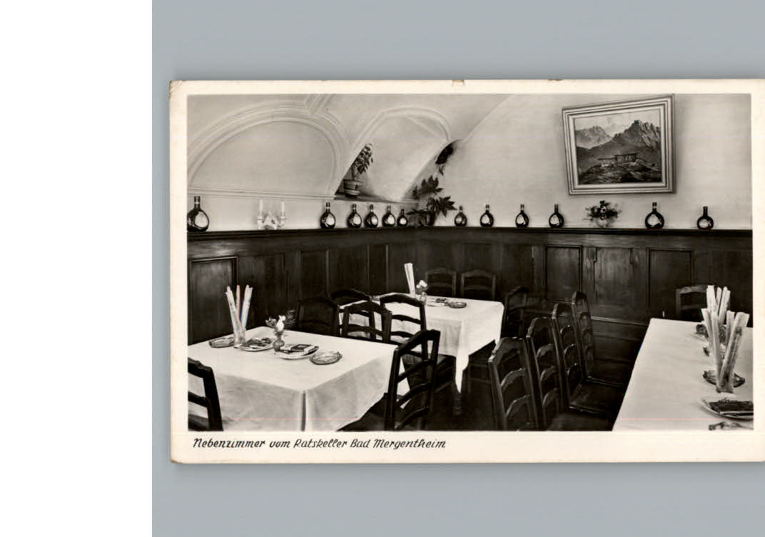 Bad Mergentheim Gaststaette Ratskeller