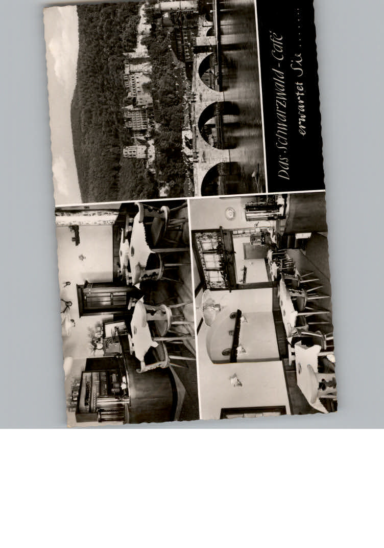 Heidelberg Neckar Cafe Schwarzwald