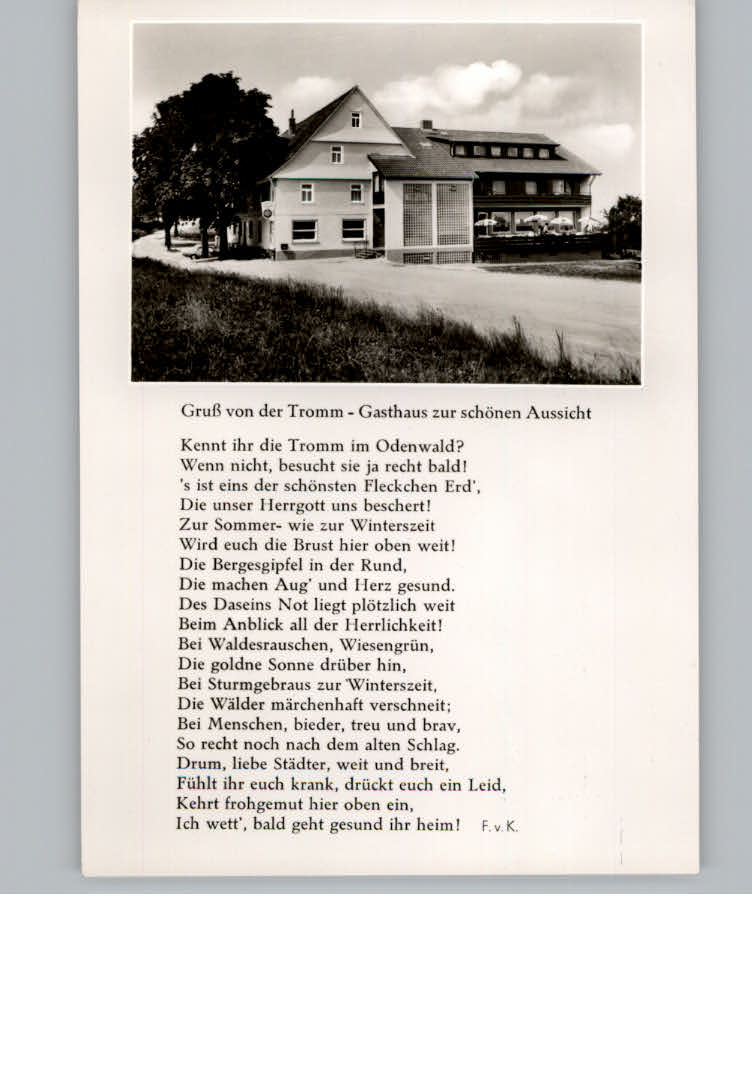 Tromm Gasthaus Zur schoenen Aussicht