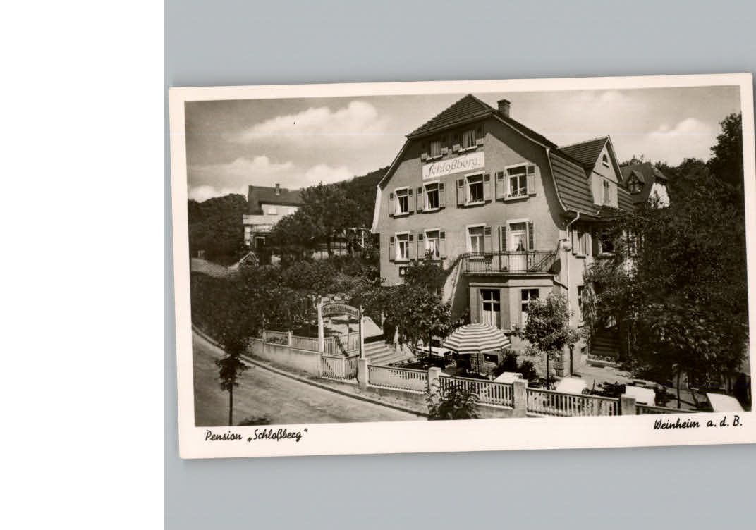 Weinheim Bergstrasse Pension Zum Schlossberg