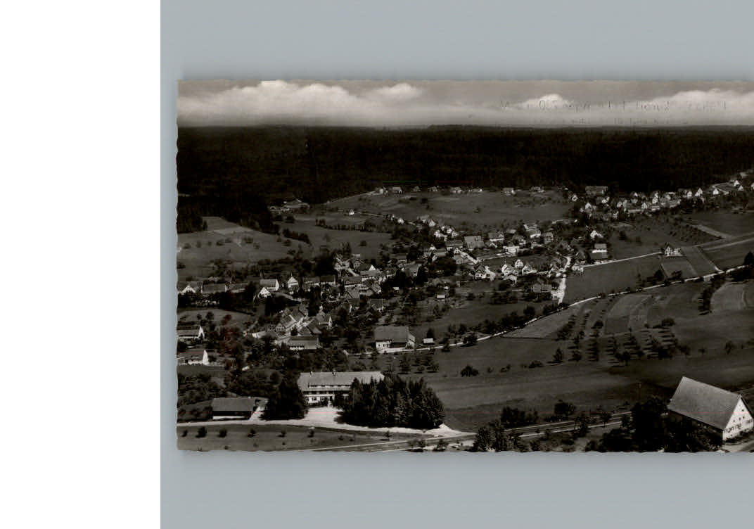 Hallwangen Fliegeraufnahme