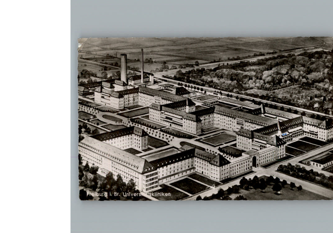 Freiburg Breisgau Fliegeraufnahme Universitaetskliniken