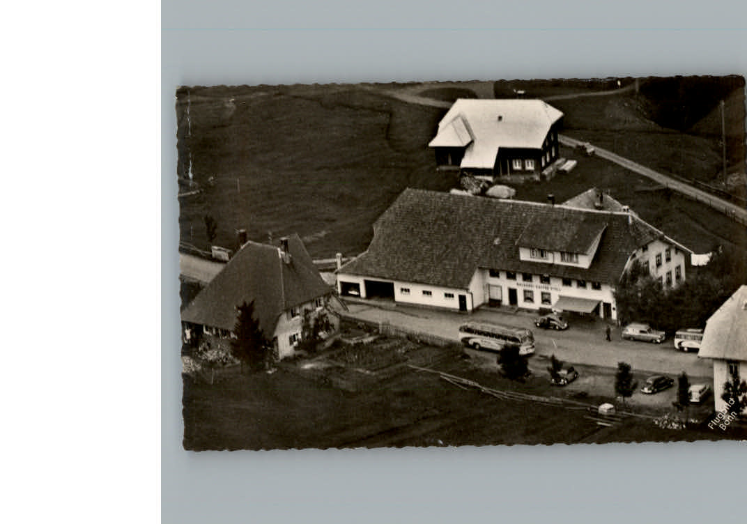 Bernau Schwarzwald Fliegeraufnahme Cafe Stoll