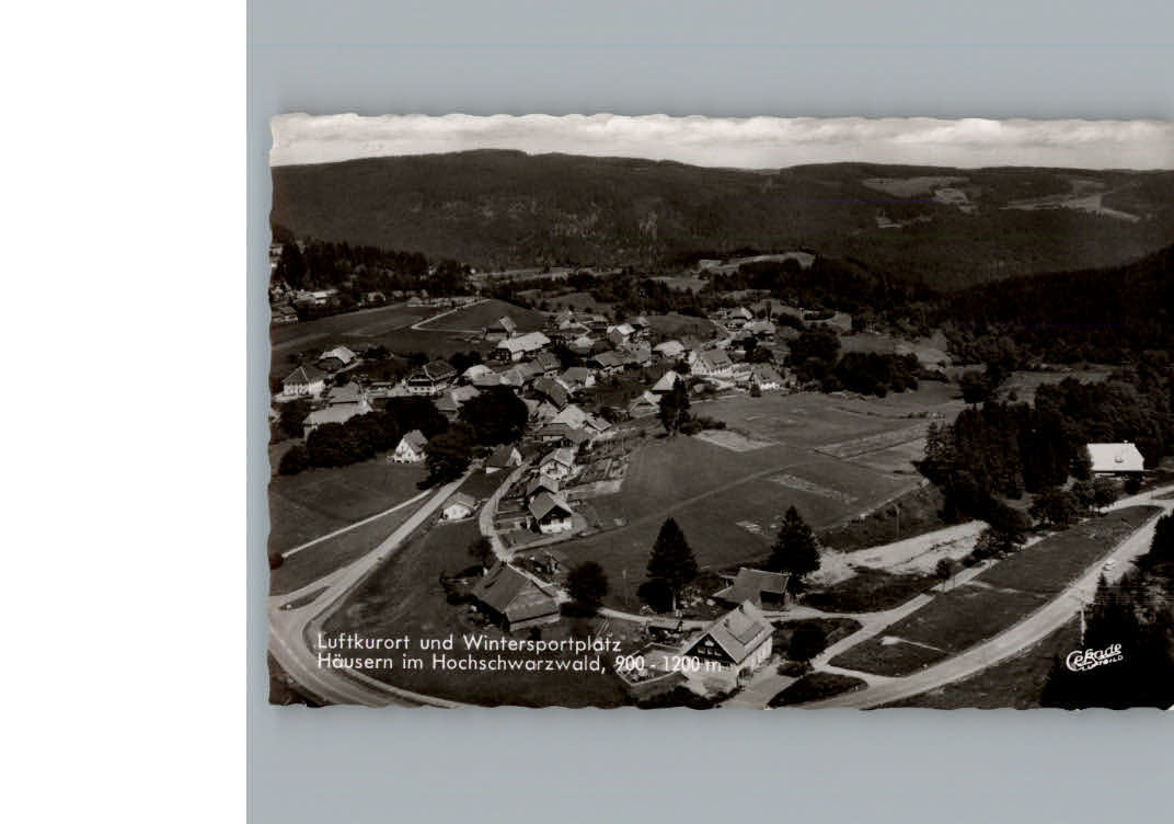 Haeusern Schwarzwald Fliegeraufnahme