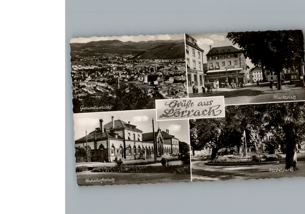 Loerrach Marktplatz Bahnhofsplatz