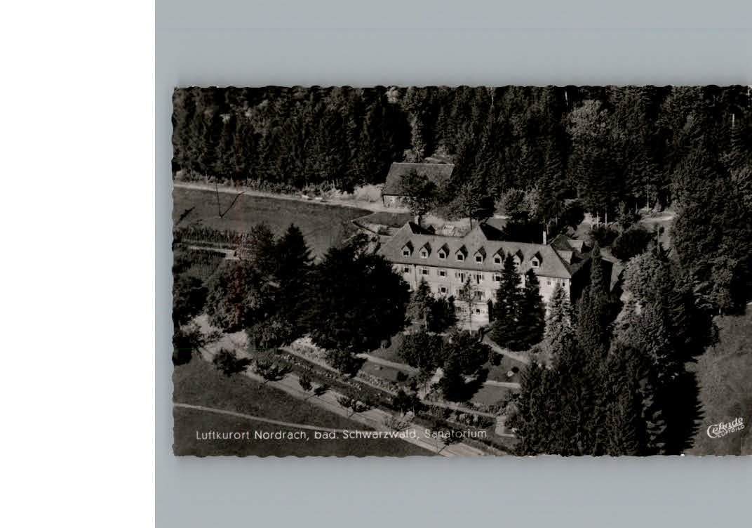 Nordrach Fliegeraufnahme Sanatorium