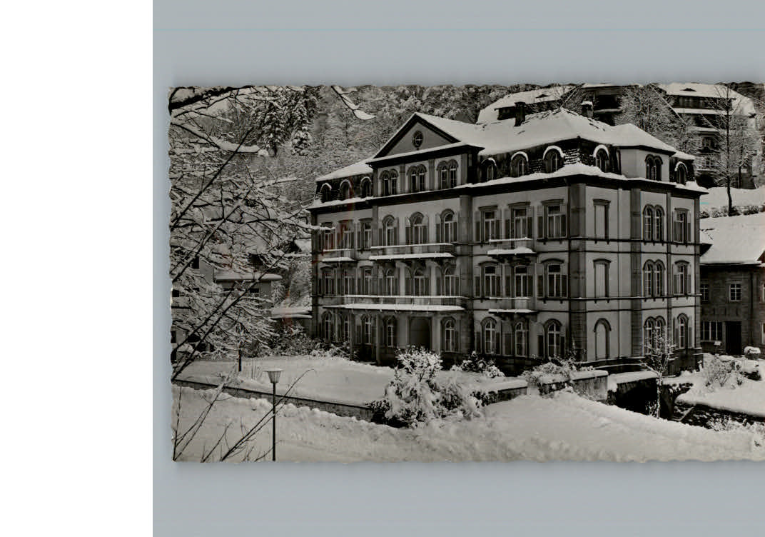 Bad Rippoldsau Sanatorium Fuerstenbau