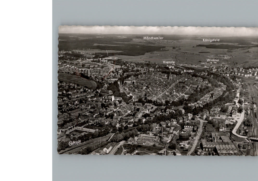 Villingen-Schwenningen Fliegeraufnahme