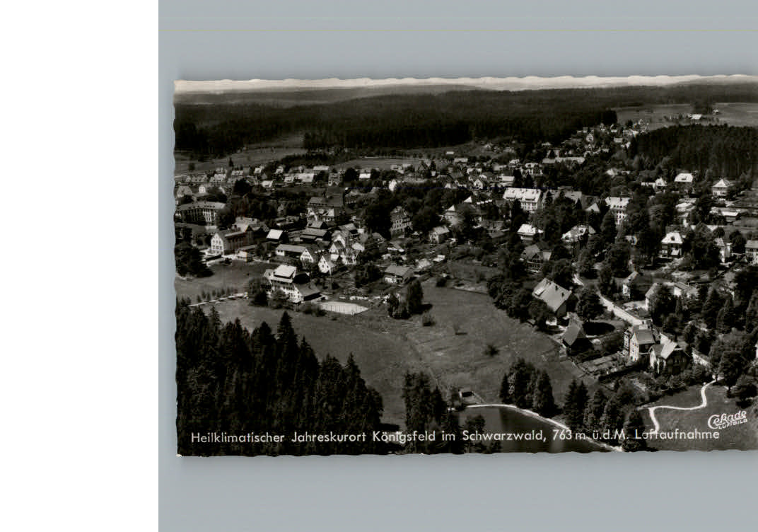 Koenigsfeld Schwarzwald Fliegeraufnahme